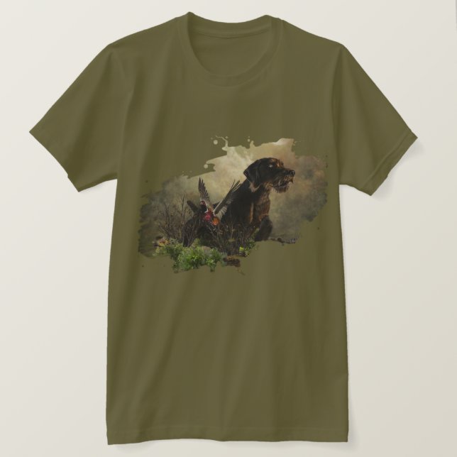 Camisa do German Wirehaired Pointer (Frente do Design)