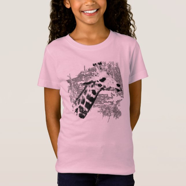 Camisa do girafa T (Frente)
