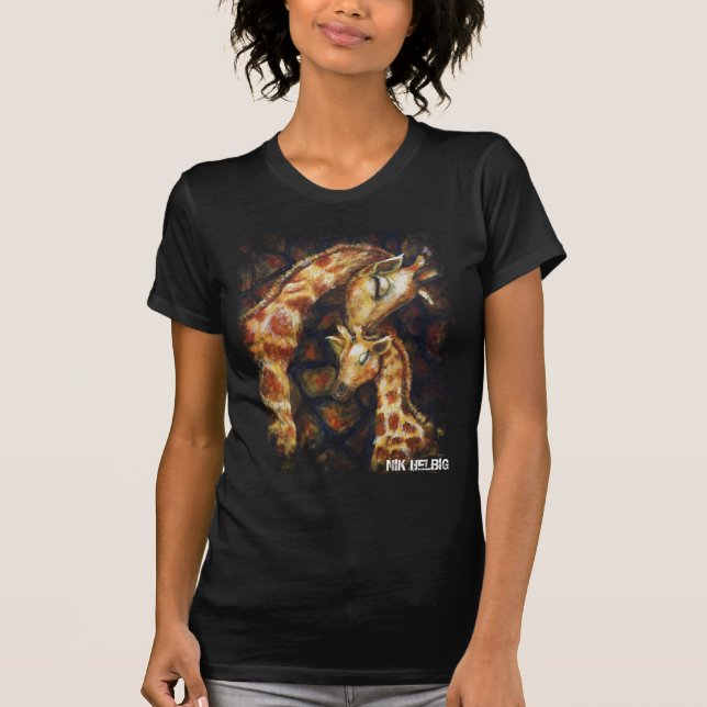 Camisa do girafa T, NIK HELBIG (Frente)