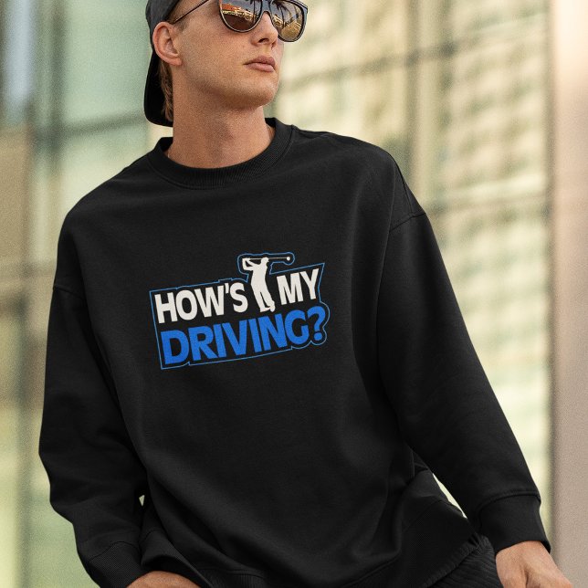 Camisa do Golf Pun - Como está a minha condução (Criador carregado)