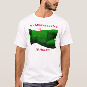 Camisa do golfe de 18 furos