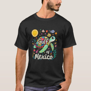 Camisa do Golfo do México I Desenho de Tartaruga M