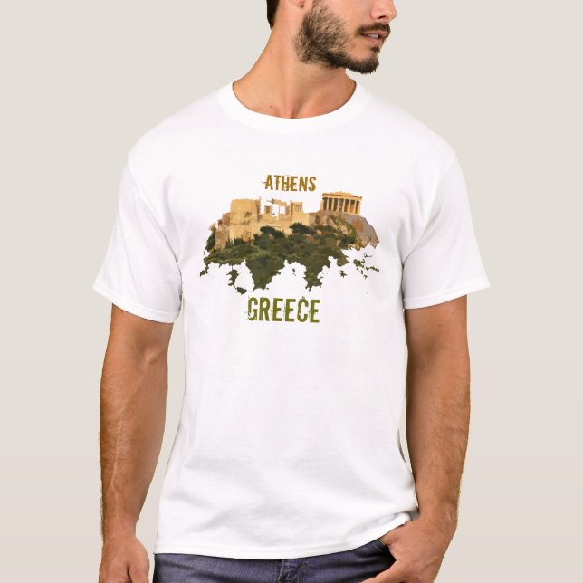Camisa do grego da piscina de Atenas (Frente)