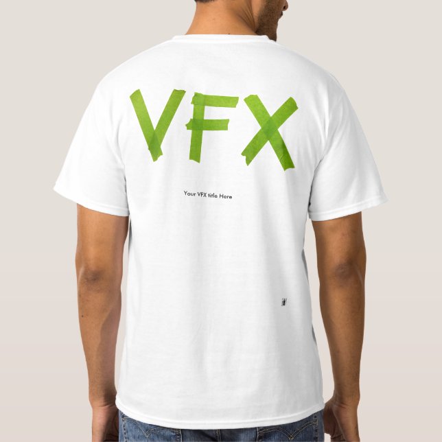 Camisa do grupo de VFX - verde/luz (Verso)