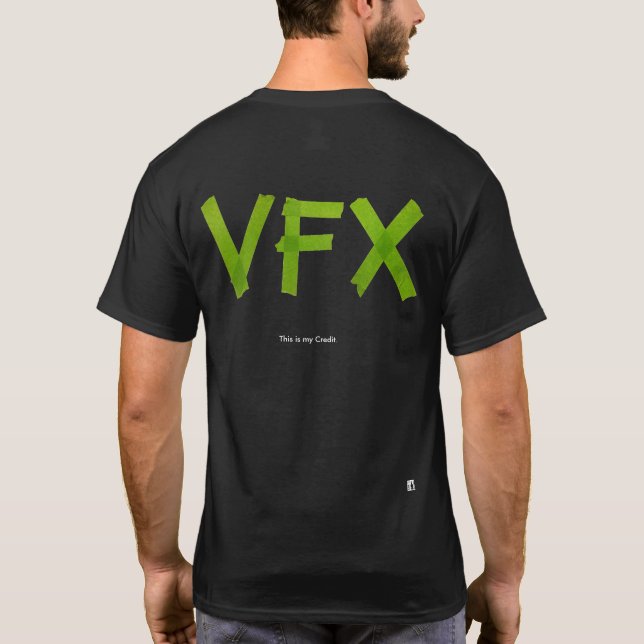 Camisa do grupo de VFX - verde/obscuridade (Verso)