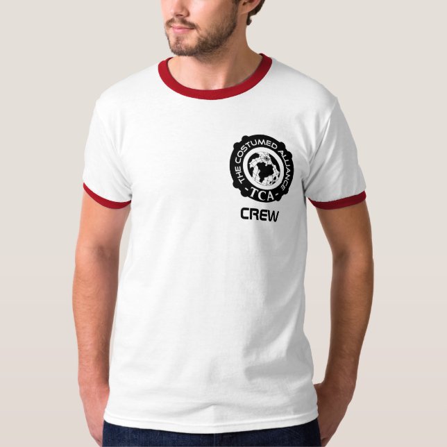 Camisa do grupo dos homens, vermelha (Frente)