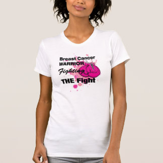 Camisa do guerreiro do cancro da mama para os