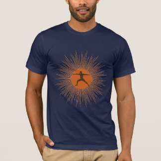 Camisa do Guerreiro Sunburst Pose Yoga
