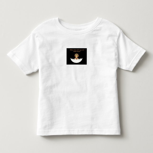 Camisa do Hatchling da coruja do bebê (Frente)