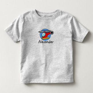 Camisa do helicóptero T dos miúdos das crianças