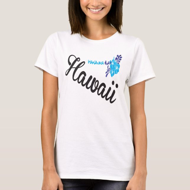 Camisa do hibiscus da flor de Havaí (Frente)