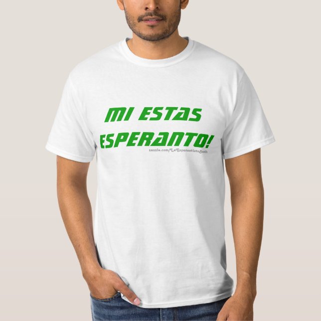 Camisa do hino do esperanto, (Frente)
