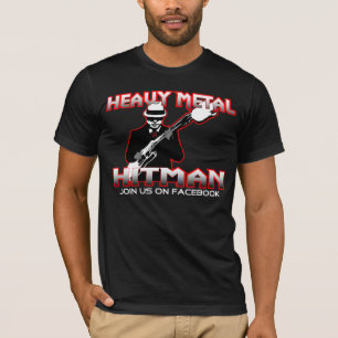 Camisa do Hitman do metal pesado