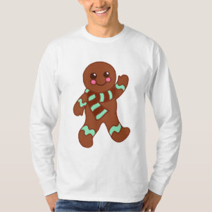 Camisa do Homem de Biscoito de Gengibre