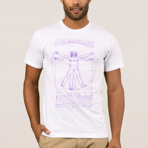 Camisa do homem de Vitruvian