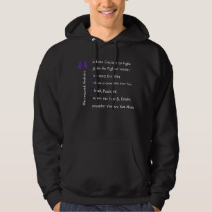 Camisa do Hoodie do lutador da artrite reumatóide