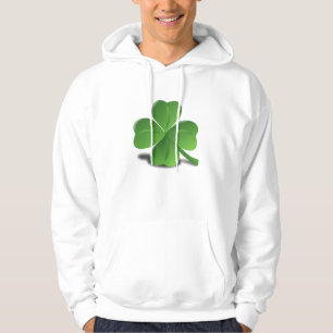 Camisa do Hoodie do trevo do trevo do dia de St