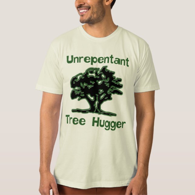 Camisa do Hugger de Árvore Inarrependido (Frente)