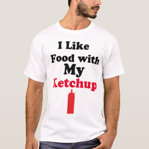 Camisa do humor da ketchup