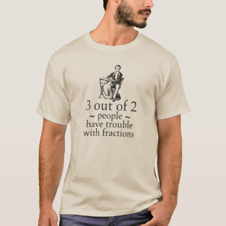 Camisa do humor do geek da matemática do nerd do