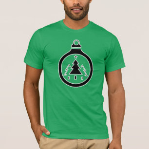 Camisa do ícone da árvore de Natal