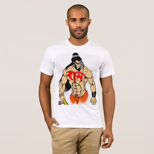 Camisa do impressão T de Hanuman (Frente Completa)