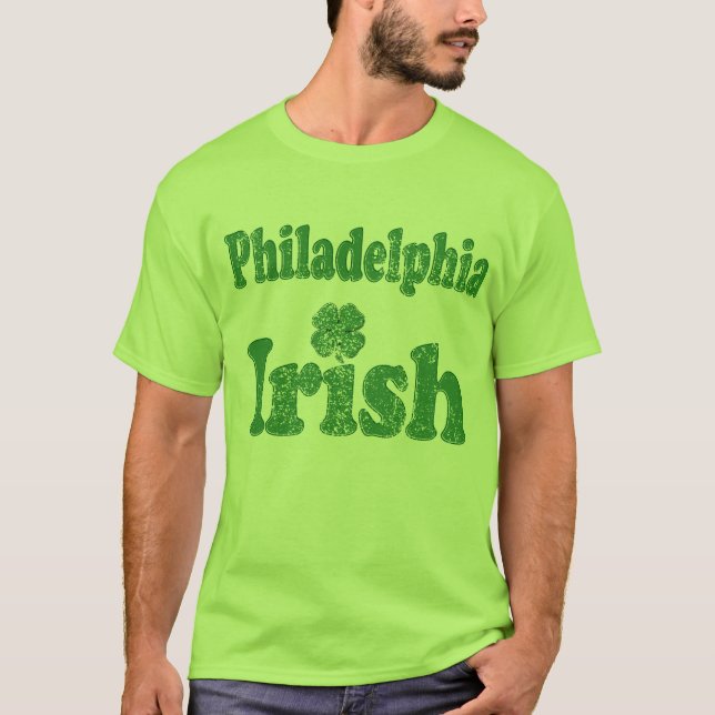 Camisa do irlandês de Philadelphfia do vintage (Frente)