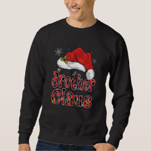 Camisa do Irmão Claus Luzes de Natal Família de Pi