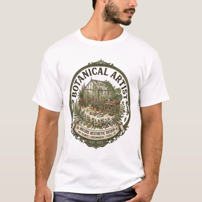 Camisa do Jardim Botânico Vintage (Frente)