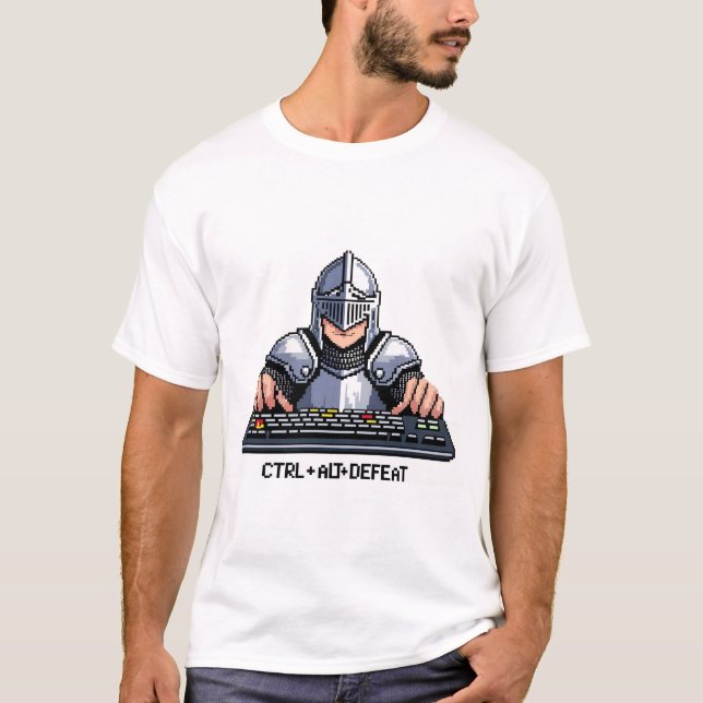 Camisa do Jogador - Ctrl Alt Derrote Jogo de Vídeo (Frente)