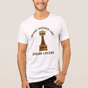 Camisa do Jogo de Xadrez - Amantes de Xadrez