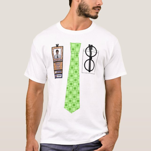 camisa do laço dos quadrados do "theCUBICLE" (2) (Frente)