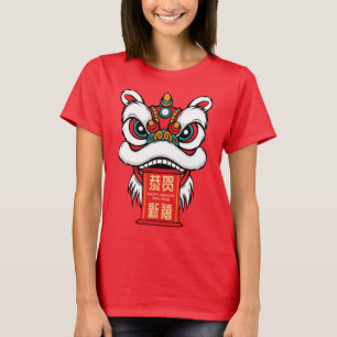 Camisa do Leão da Dança do Ano Lunar Novo