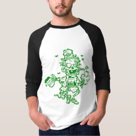 Camisa do Leprechaun do zombi