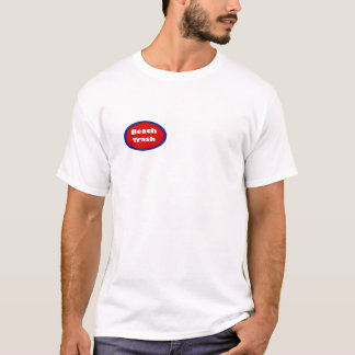 Camisa do lixo T da praia