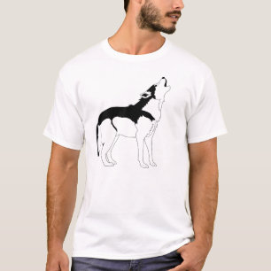 Camisa do lobo do urro