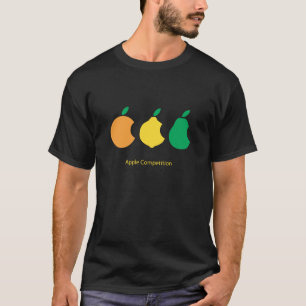 camisa do logo da melodia da maçã