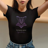 Camisa do logotipo Boutique de lingerie