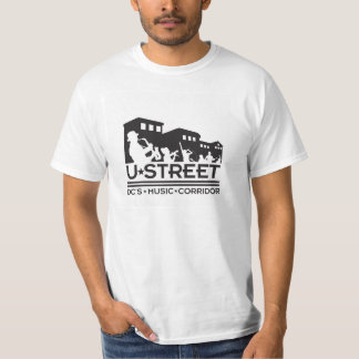 Camisa do logotipo da rua de U