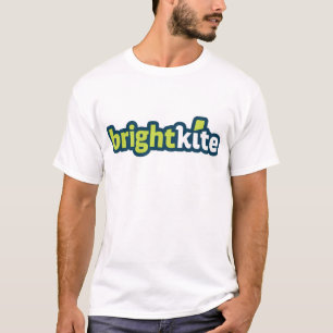 camisa do logotipo de Brightkite.com - logotipo