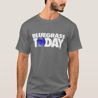 Camisa do logotipo de cor escura do Bluegrass hoje