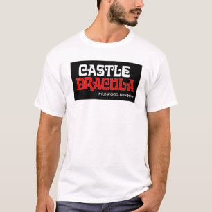 Camisa do logotipo de Dracula do castelo,