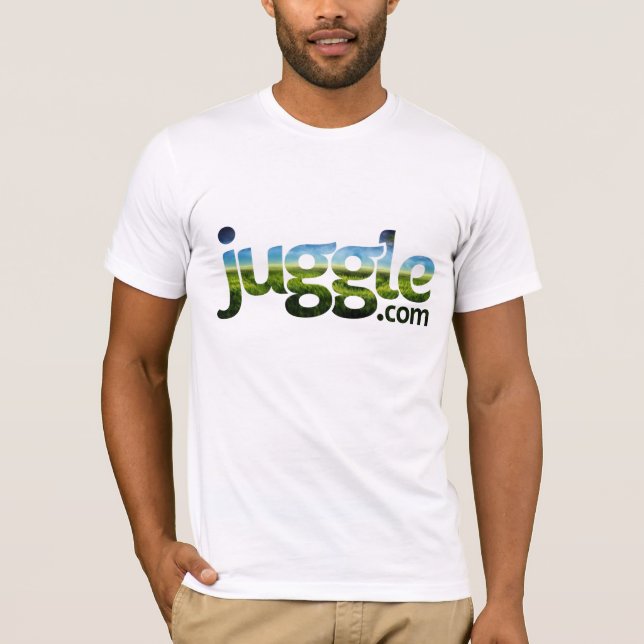 camisa do logotipo de Juggle.com (Frente)
