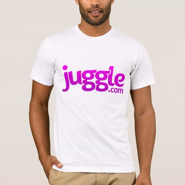 camisa do logotipo de Juggle.com (Frente)