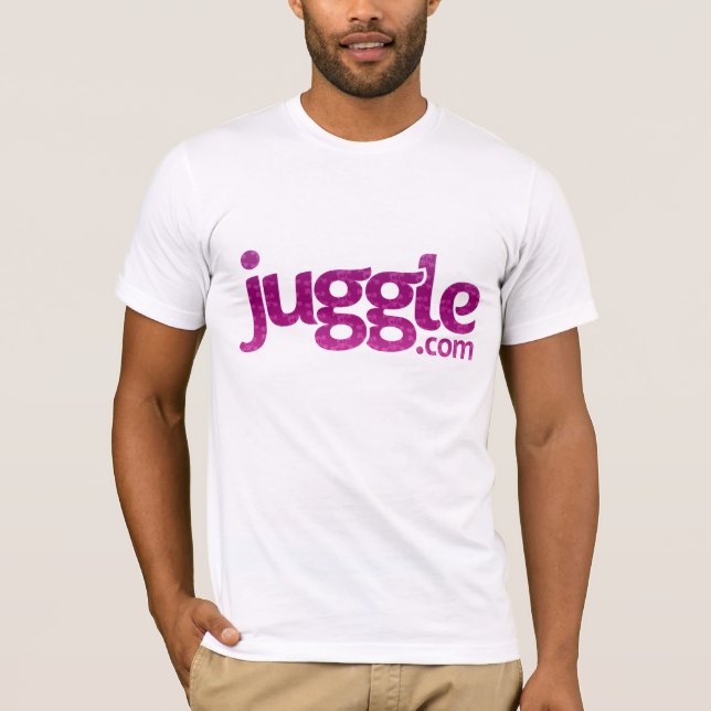 camisa do logotipo de Juggle.com (Frente)