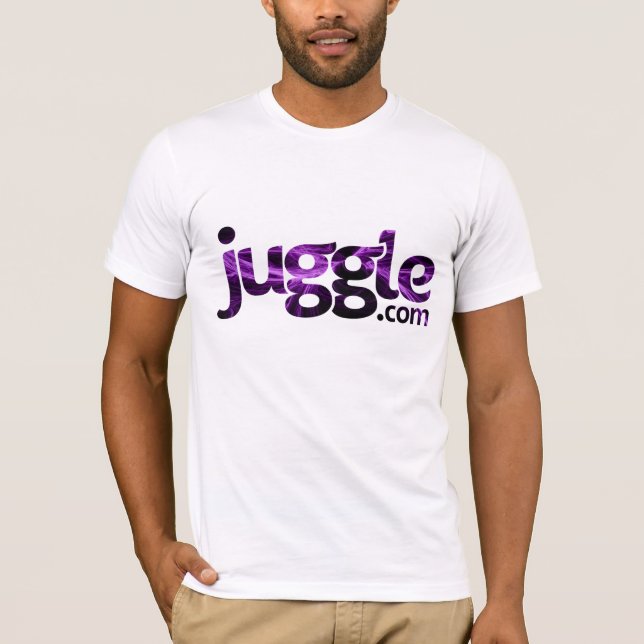 camisa do logotipo de Juggle.com (Frente)