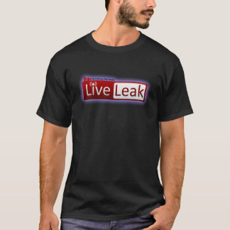 Camisa do logotipo de LiveLeak - preto