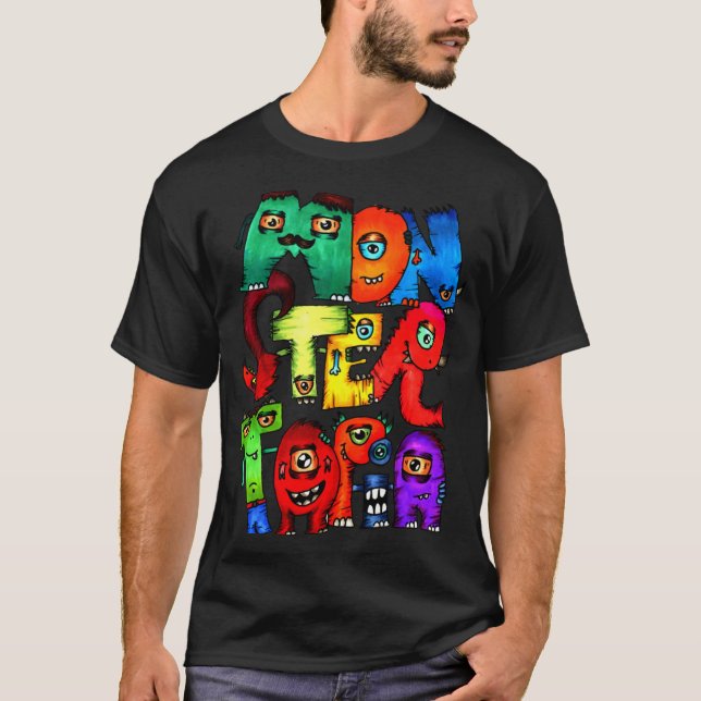 Camisa do logotipo de MonsterTopia (Frente)