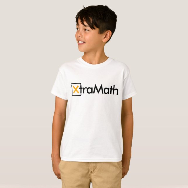 Camisa do logotipo de XtraMath (muitos estilos) (Frente Completa)