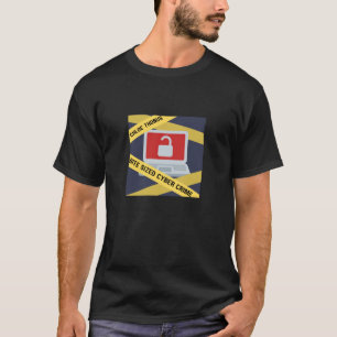 Camisa do logotipo do Cyber Crime Bite Sized